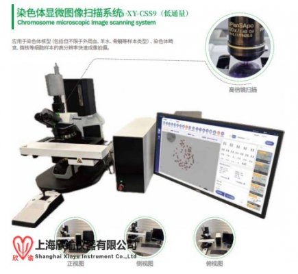 上海欣諭XY-CSS9染色體顯微圖像掃描系統，微核分析畸變分析功能低通量9片聯動分析染色體系統